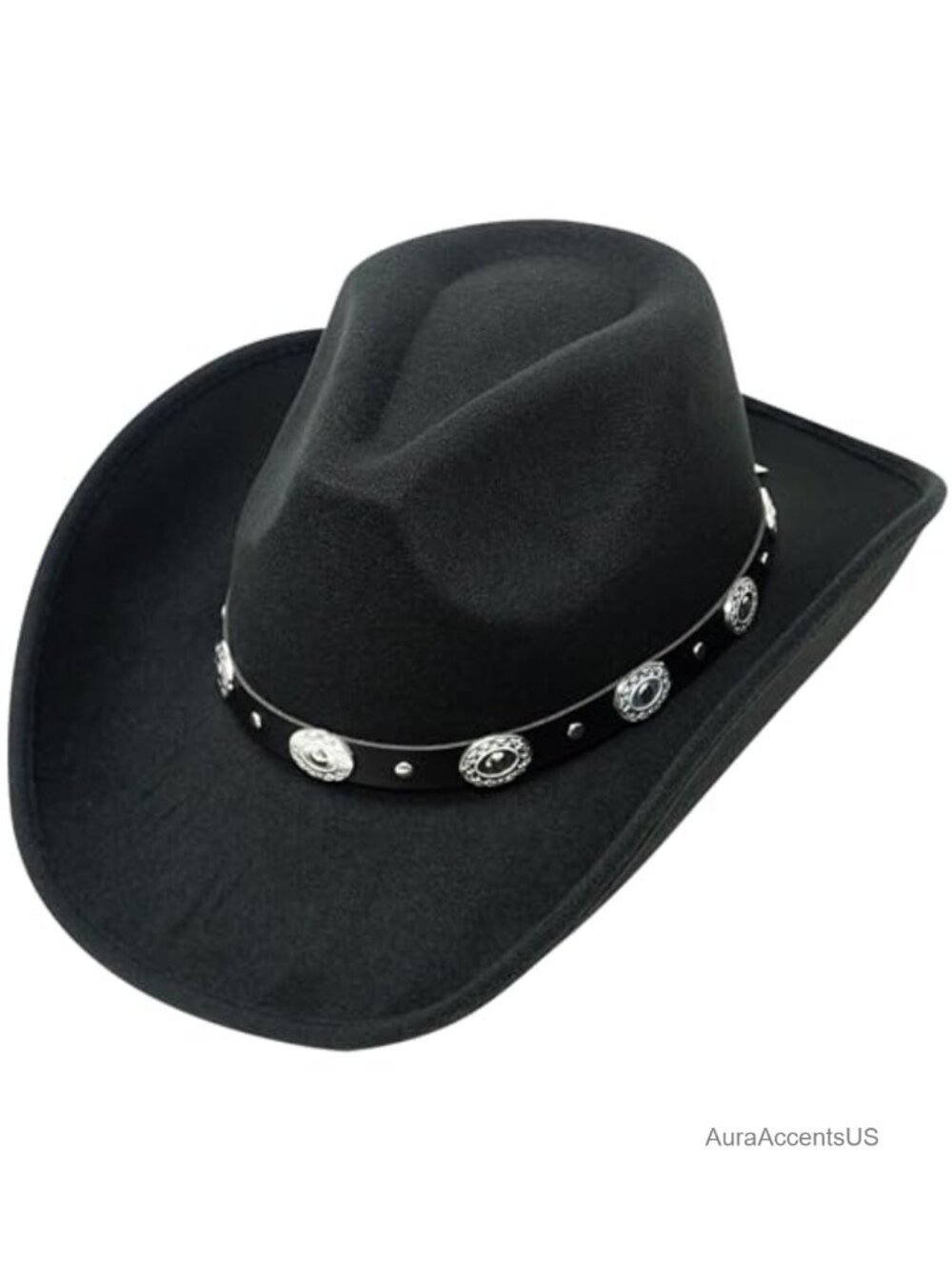 Premium Felt Western Cowboy Hat Soft Stylish for Rodeo Costume Party